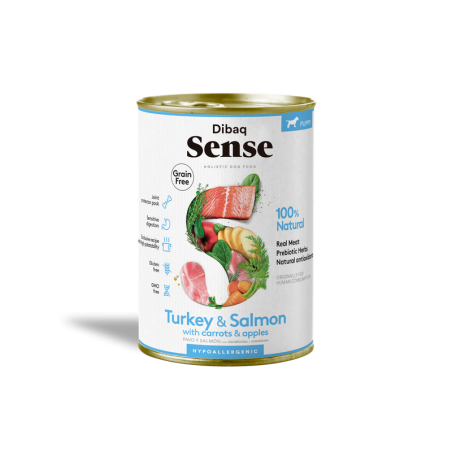 Dibaq Sense Salmón y Pavo – Cachorros Grain-Free