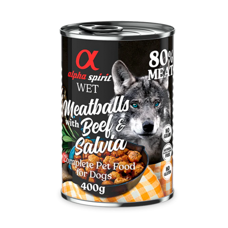 Albóndigas Ternera y Salvia – Comida húmeda 400 g