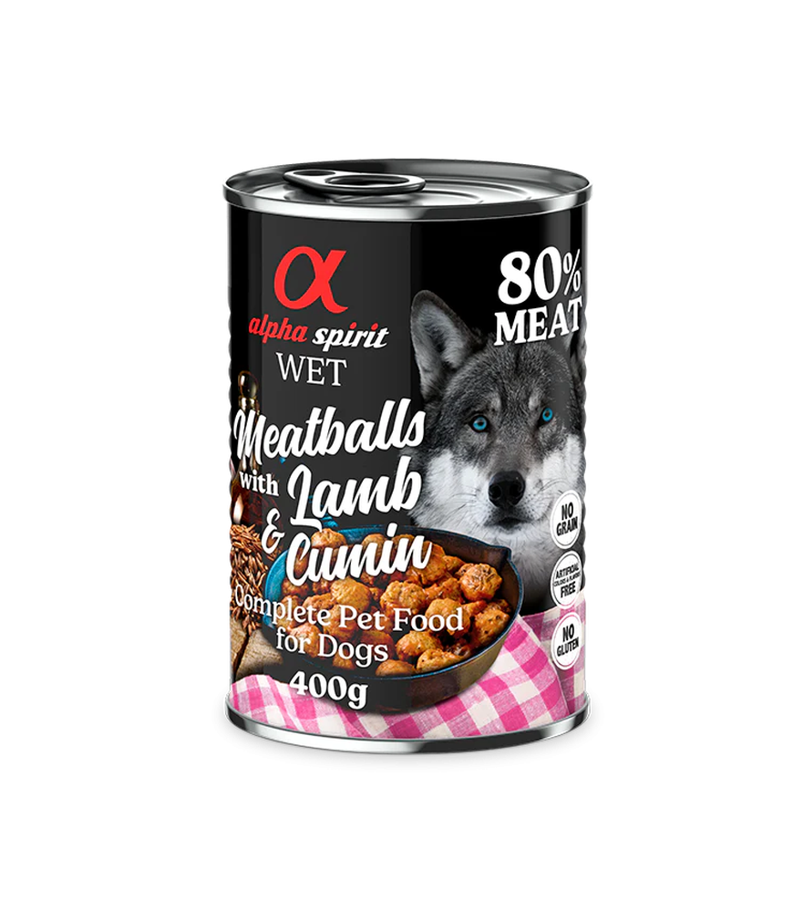 Albóndigas Cordero y Comino – Húmedo 400 g