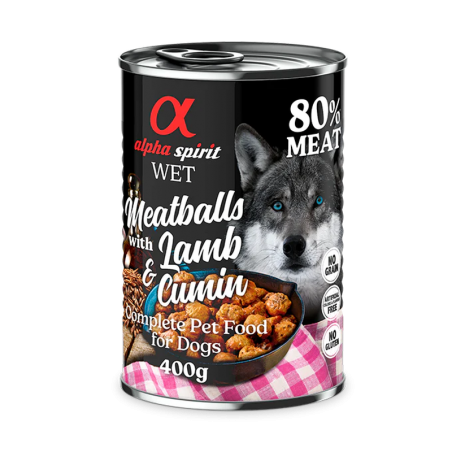 Albóndigas Cordero y Comino – Húmedo 400 g