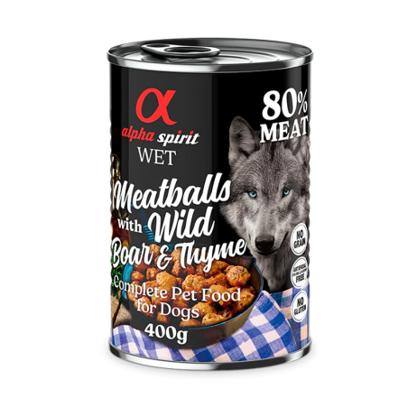 Albóndigas Jabalí y Tomillo – Húmedo 400 g
