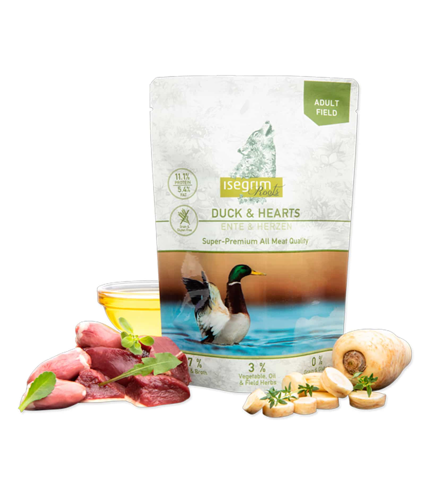 Isegrim Menú Pollo y Pato – Grain-Free Húmedo