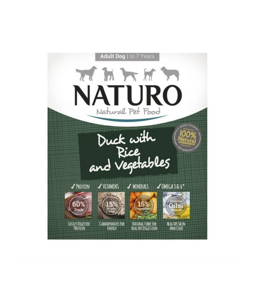 Naturo Pato & Arroz – Grain‑Free Húmedo 400 g
