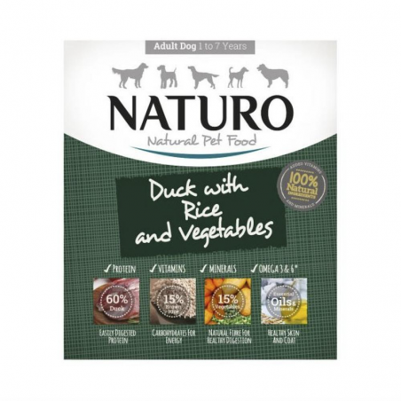 Naturo Pato & Arroz – Grain‑Free Húmedo 400 g