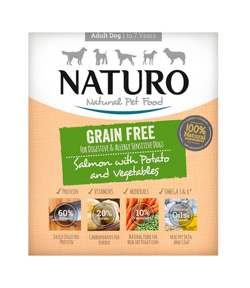 Naturo Salmón & Patatas – Grain-Free Húmedo 400 g