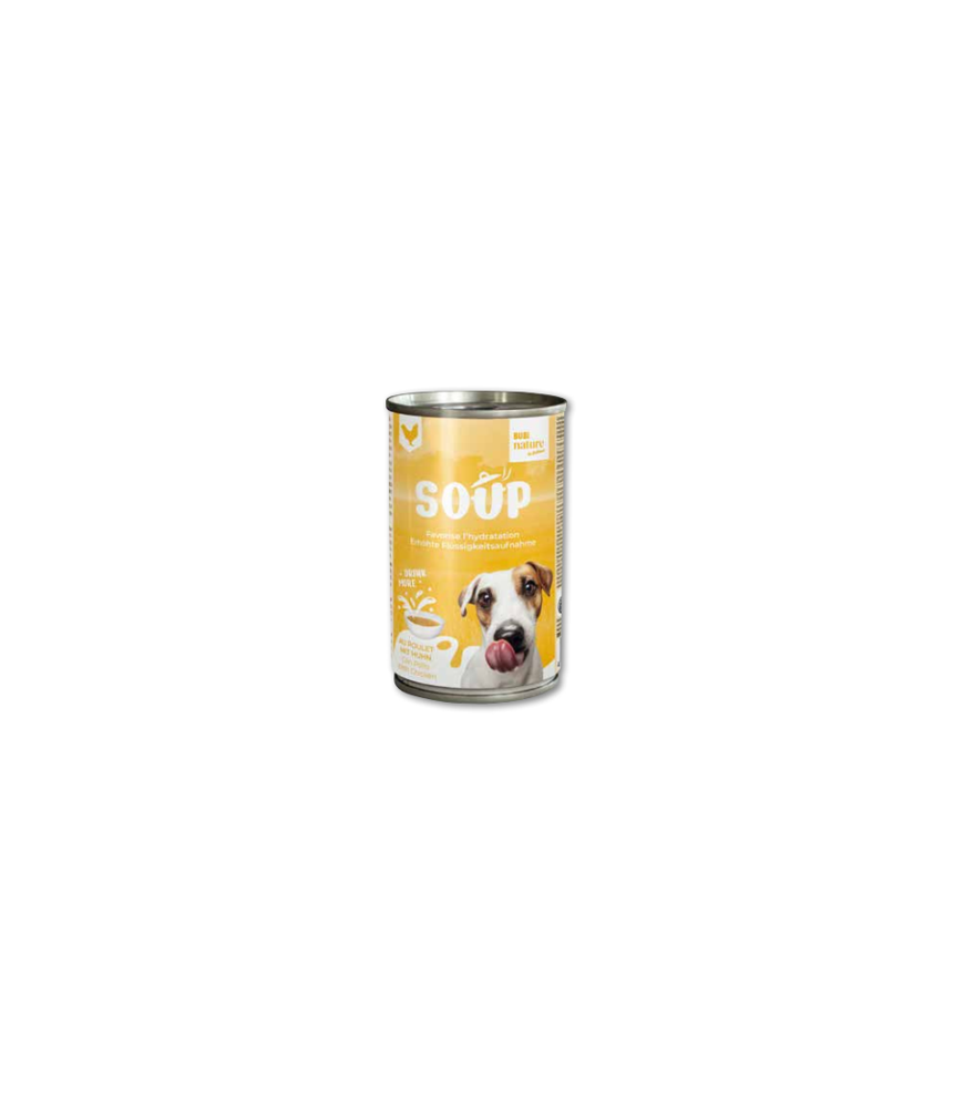 Bubi Nature Sopa de Pollo – Complemento húmedo para perros