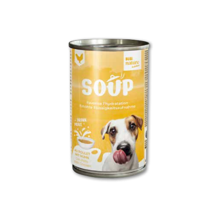 Bubi Nature Sopa de Pollo – Complemento húmedo para perros