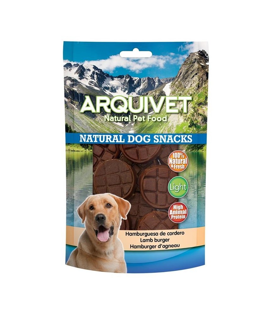 Arquivet Hamburguesa de Cordero – Snack natural perros
