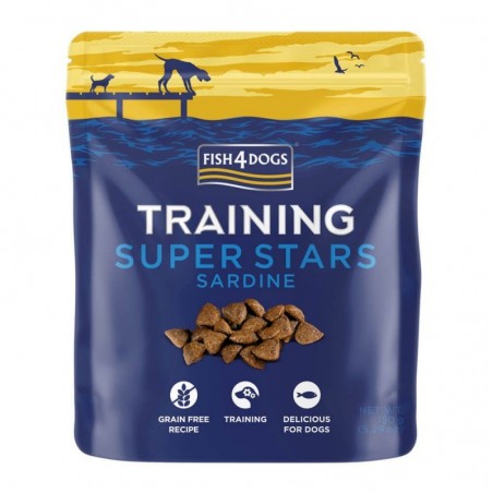 Fish4Dogs Super Stars Sardina – Snack entrenamiento perro
