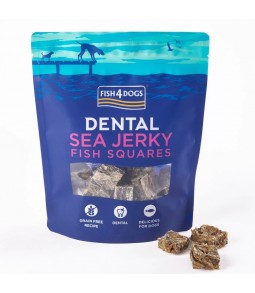 Fish4Dogs Sea Jerky Fish Squares – Snack dental perros