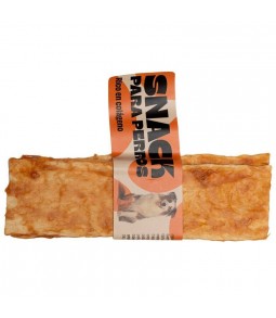 Snack de lámina para perros con 73,6 % gelatina de buey (colágeno) + pollo. Refuerza articulaciones, piel y uñas. Ideal para per