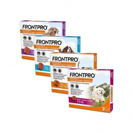 Frontpro Comprimidos Masticables – Antiparasitario perros