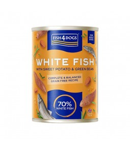 Fish4Dogs Pescado Blanco y Boniato – Completo 395 g