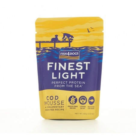 Fish4Dogs Pouch Bacalao – Mousse sin cereales