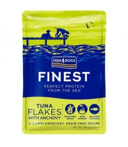 Fish4Dogs Pouch Atún – Atún y Anchoa 100 g
