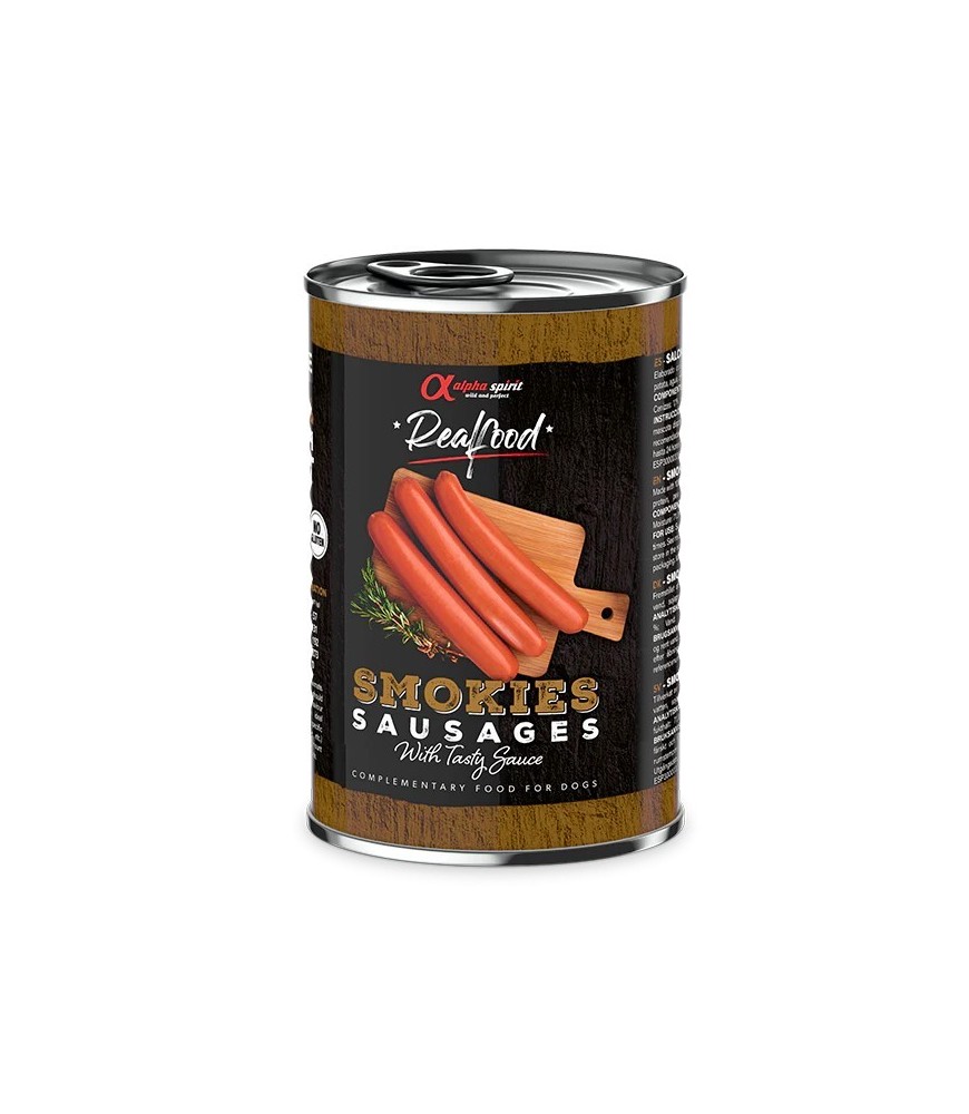 Alpha Spirit Smokies Sausages – Salchichas 400 g