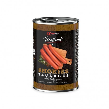 Alpha Spirit Smokies Sausages – Salchichas 400 g