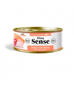 Dibaq lata pollo con salmón