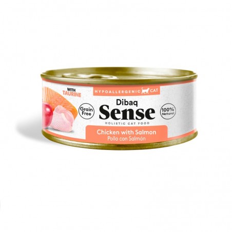 Dibaq lata pollo con salmón