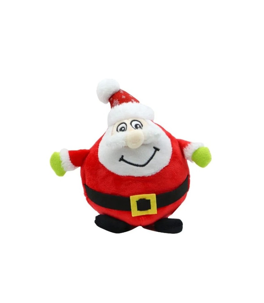 Peluche Santa Claus Bubimex – Juguete navideño perro
