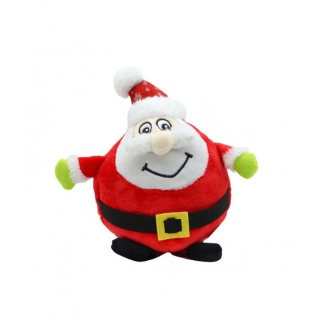 Peluche Santa Claus Bubimex – Juguete navideño perro