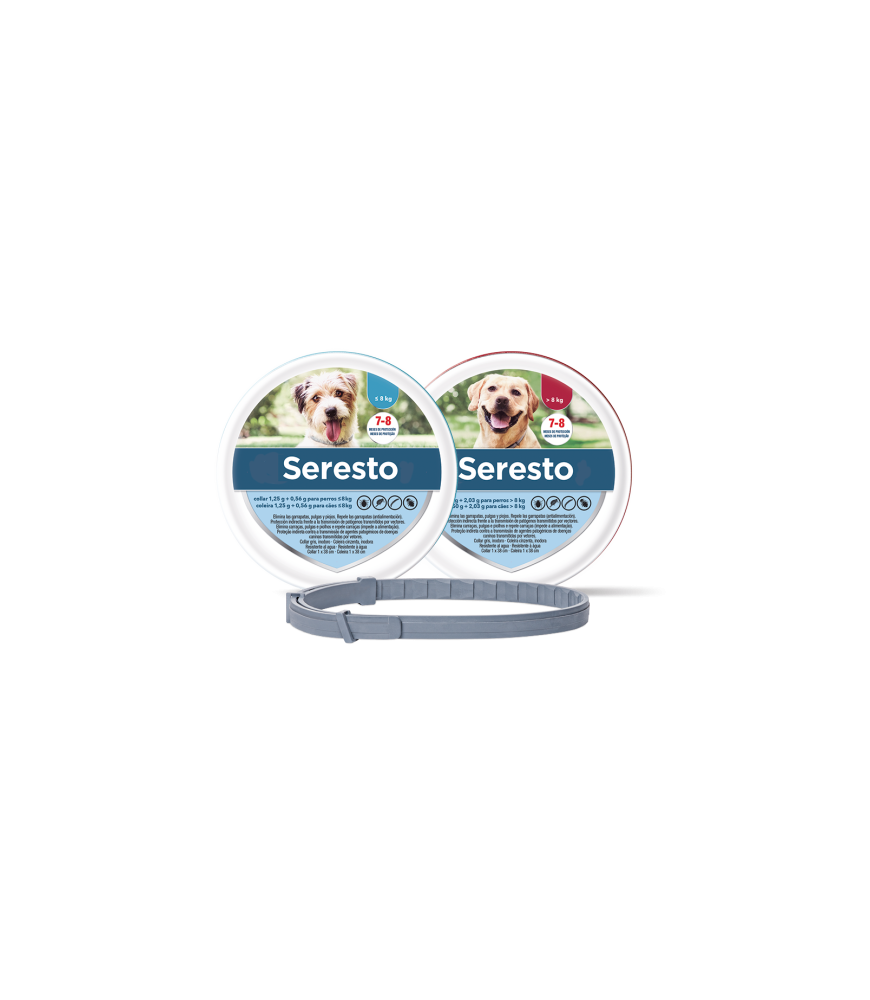 Collar Seresto Perros – 8 meses protección