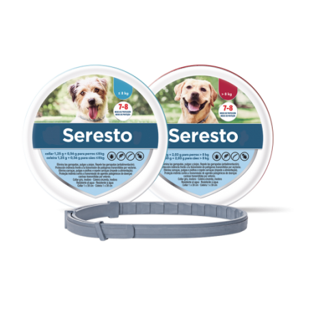 Collar Seresto Perros – 8 meses protección