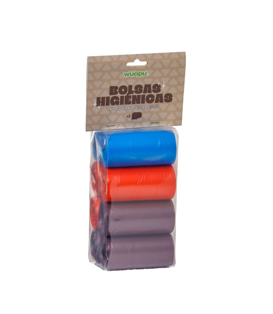 Wuapu Bolsas Higiénicas – Pack 8 Rollos