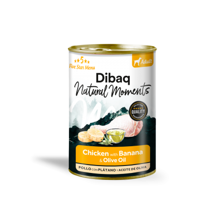 Dibaq Natural Moments Chicken with Banana – Snack perro
