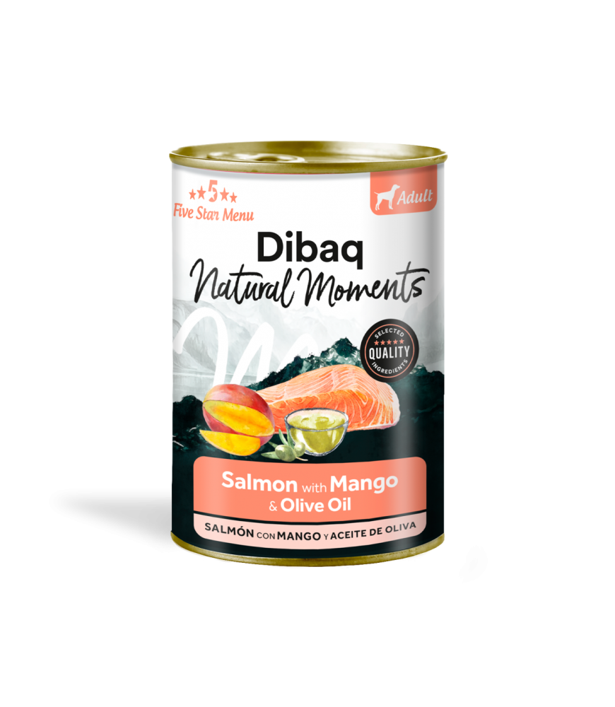 Dibaq Salmon with Mango – Alimento húmedo perro