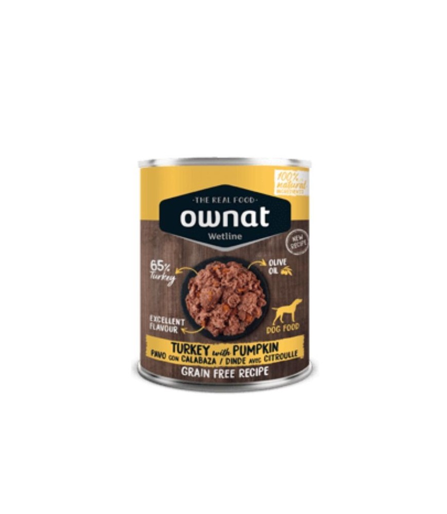 Ownat Pavo y Calabaza – Wetline Grain‑Free 395 g