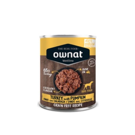 Ownat Pavo y Calabaza – Wetline Grain‑Free 395 g