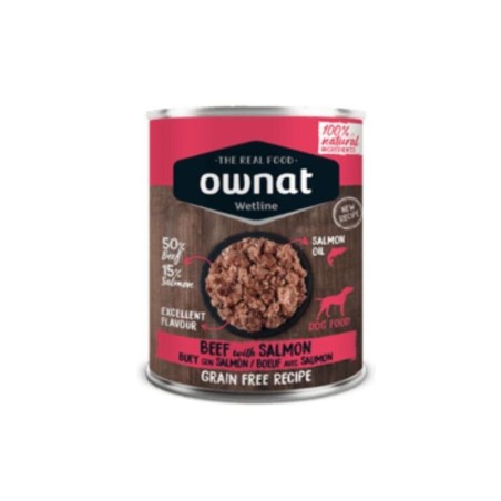 Ownat Vacuno y Salmón – Wetline Grain‑Free 395 g